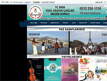 Tablet Screenshot of caglarmuzikkursu.com